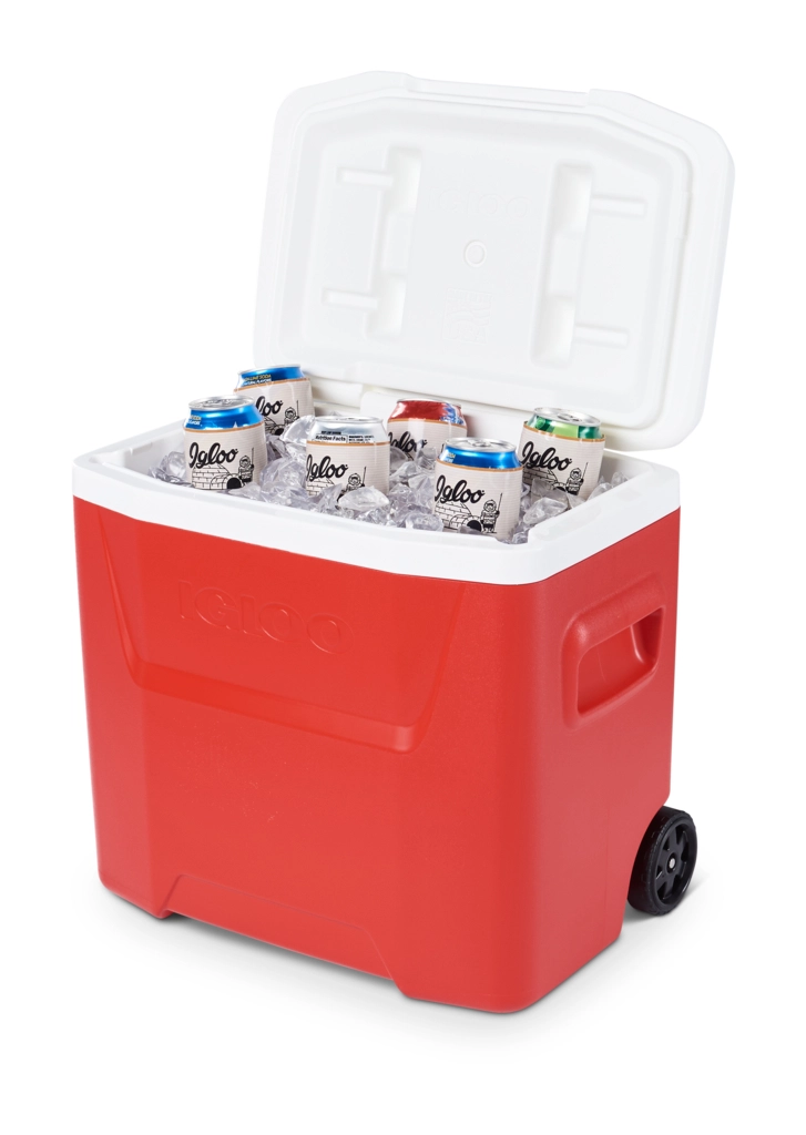 Koelbox Igloo Laguna 28 Roller Red 2 Koelbox Igloo Laguna 28 Roller Red - Afbeelding 2