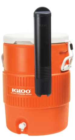 Koelbox Igloo 10 Gallon Seat Top Cup Dispenser Oranje Wit -Bo-Camp Shop 00042021