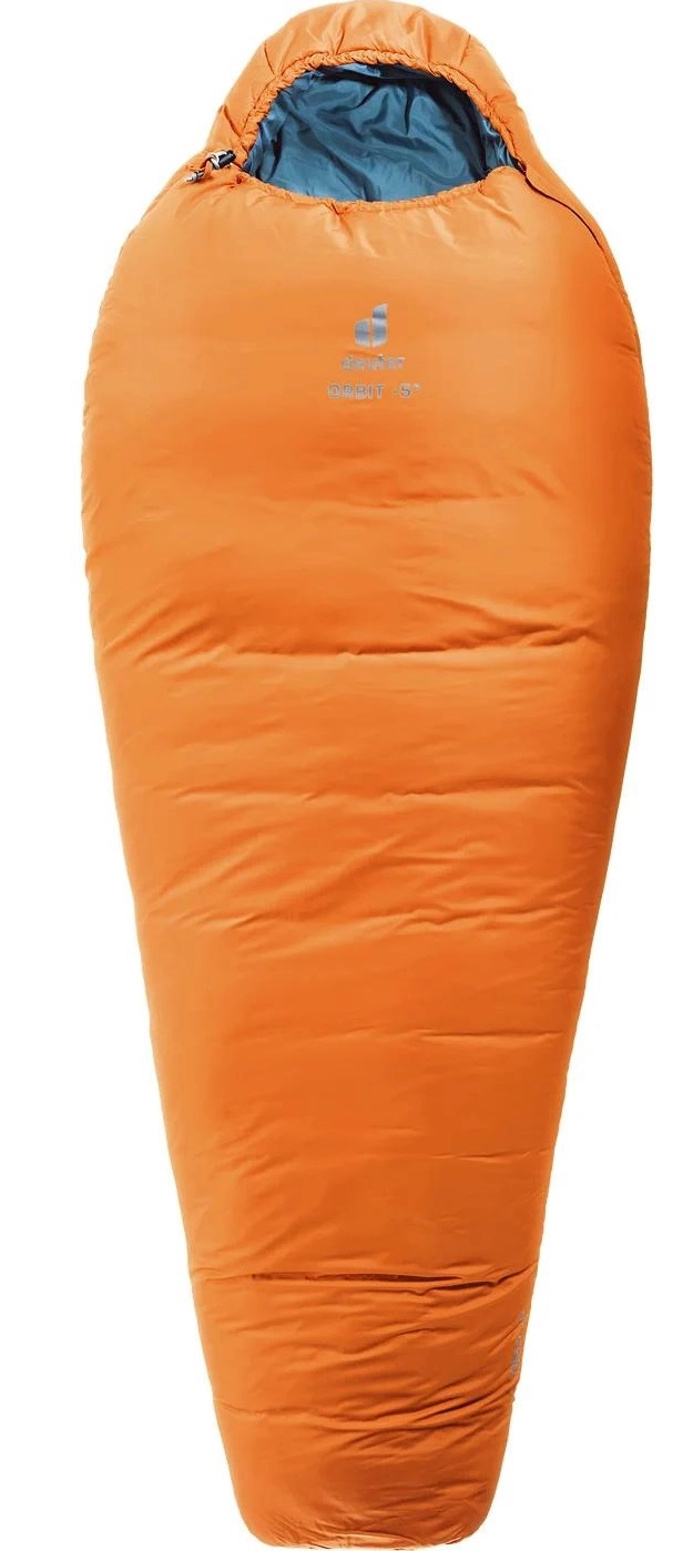 Slaapzak Deuter Orbit -5G SL Zip Right Mandarine Slate-Blue 1 Slaapzak Deuter Orbit -5G SL Zip Right Mandarine Slate-Blue