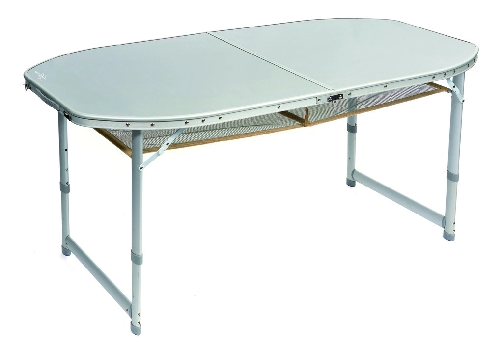 Tafel Bo-Camp Premium Ovaal Koffermodel (150x80 Cm) 1 Tafel Bo-Camp Premium Ovaal Koffermodel (150x80 Cm)
