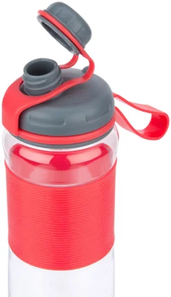 Waterfles Avento Twisted 0,6L Roze Grijs Transparant -Bo-Camp Shop 21WS ROZ open