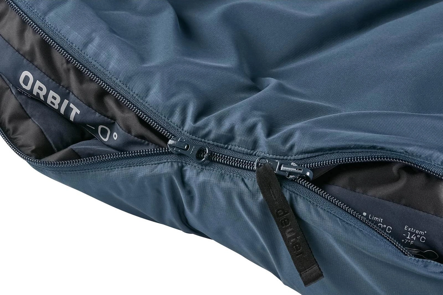 Slaapzak Deuter Orbit 0G Zip Left Regular Arctic Ink 3 Slaapzak Deuter Orbit 0G Zip Left Regular Arctic Ink - Afbeelding 3