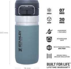 Thermosbeker Stanley The Quick Flip Shale 0,47L -Bo-Camp Shop 5 6939236411295 1