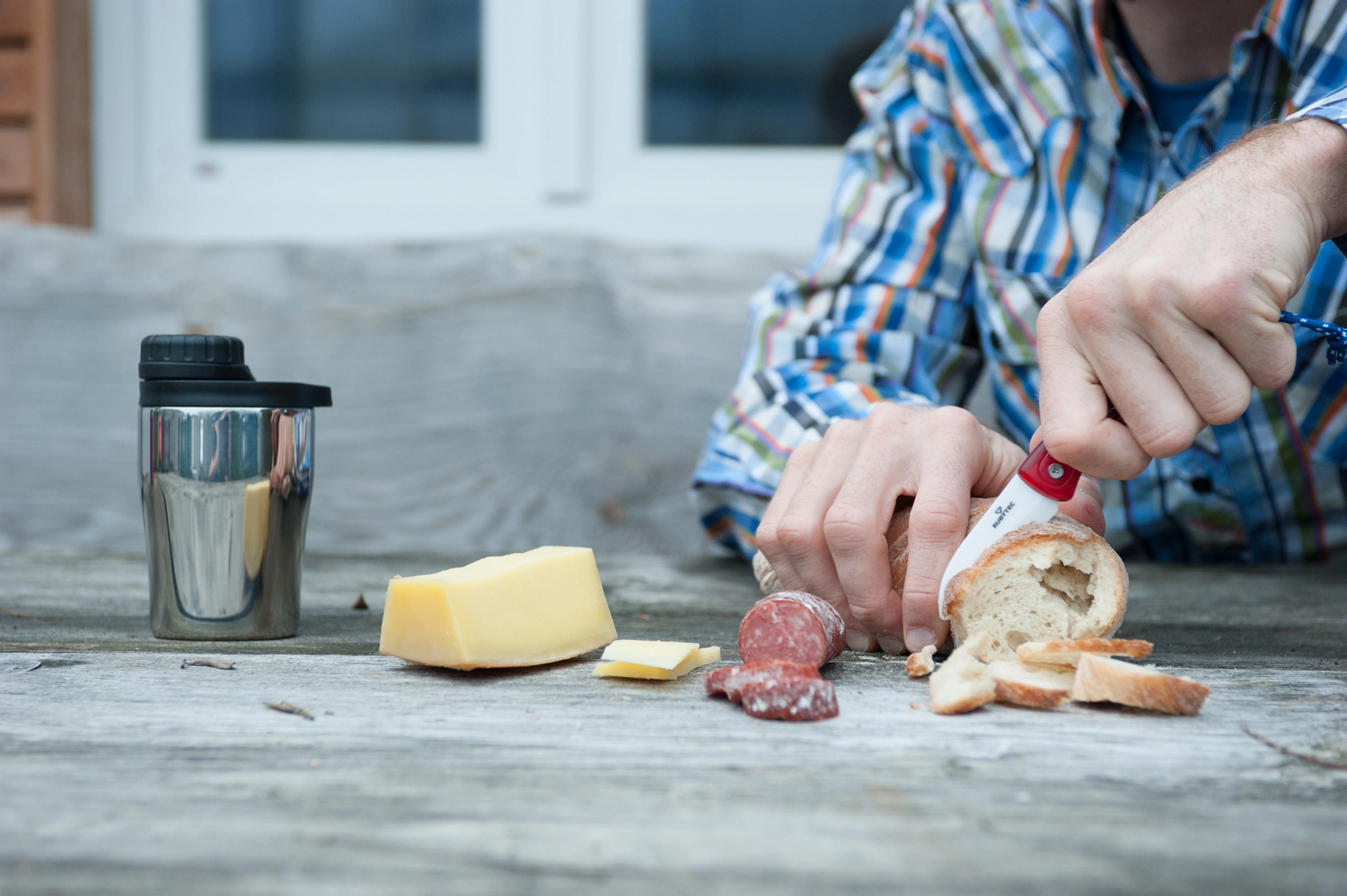 Vouwmes Rubytec Ceram Mini Transparant Red 5 Vouwmes Rubytec Ceram Mini Transparant Red - Afbeelding 5