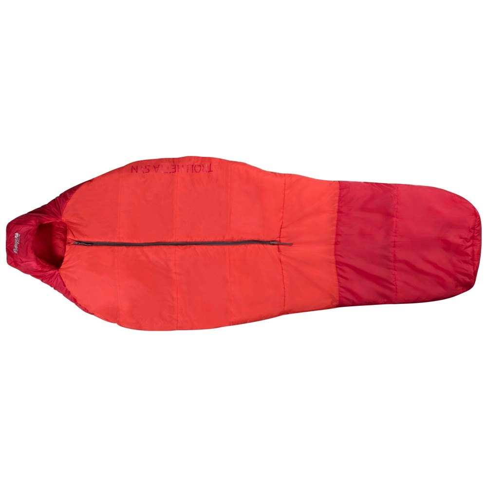 Slaapzak Bergans Trollhetta Synt 800 Short Fire Red Red 1 Slaapzak Bergans Trollhetta Synt 800 Short Fire Red Red