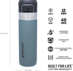 Thermosbeker Stanley The Quick Flip Shale 0,7L -Bo-Camp Shop 7 quickflip shale07b