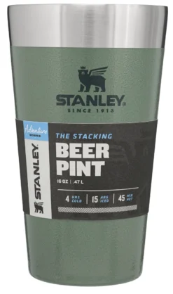 Reisbeker Stanley Adventure Stacking Vacuum Pint Hammertone Green 0,47L 10 Reisbeker Stanley Adventure Stacking Vacuum Pint Hammertone Green 0,47L -Bo-Camp Shop Large JPG Adventure20Stacking20Beer20Pint2016oz20Hammertone20Green 4