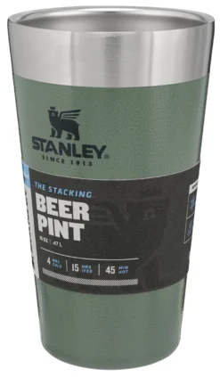 Reisbeker Stanley Adventure Stacking Vacuum Pint Hammertone Green 0,47L 11 Reisbeker Stanley Adventure Stacking Vacuum Pint Hammertone Green 0,47L -Bo-Camp Shop Large JPG Adventure20Stacking20Beer20Pint2016oz20Hammertone20Green 5