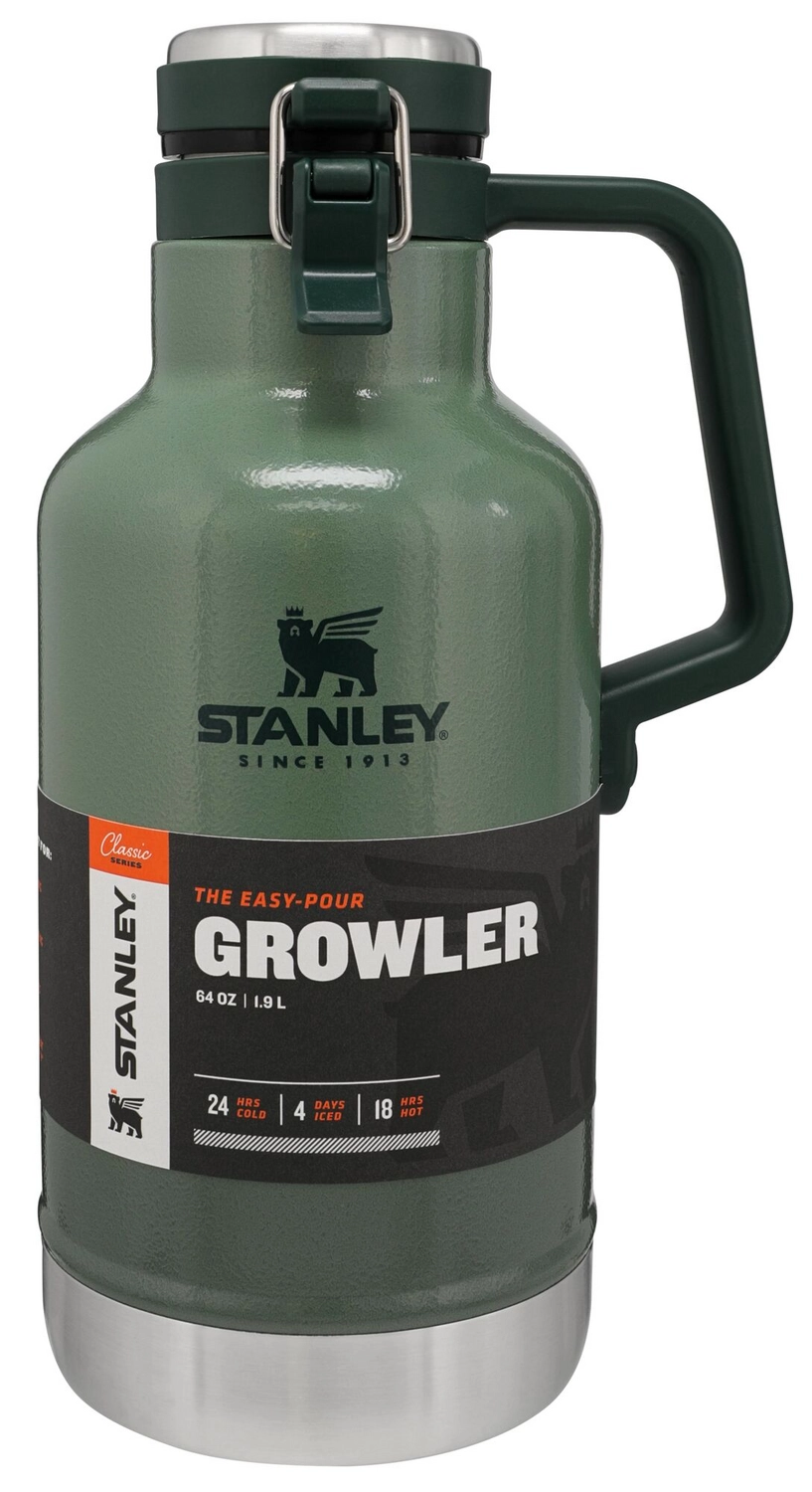Thermosfles Stanley Classic Beer Growler Hammertone Green 1,9L 3 Thermosfles Stanley Classic Beer Growler Hammertone Green 1,9L - Afbeelding 3