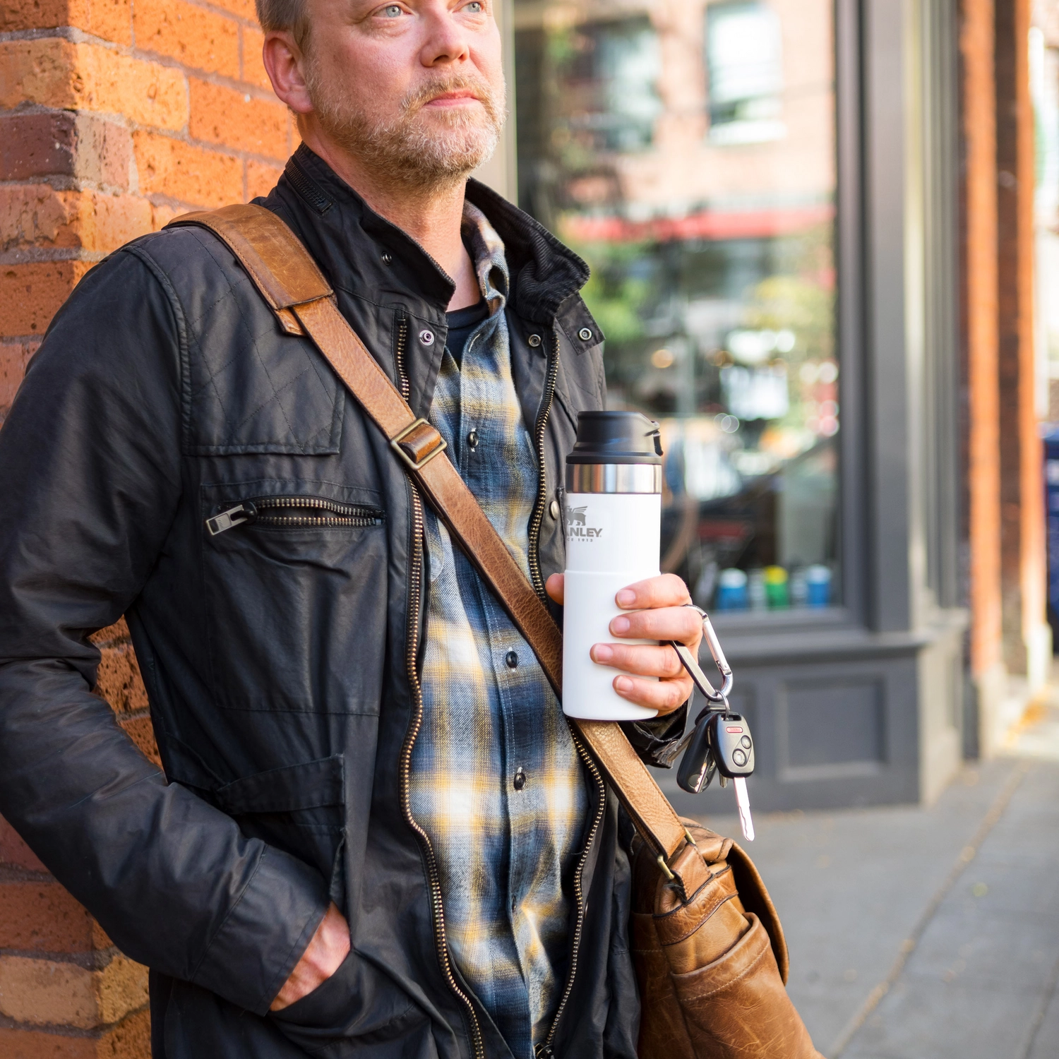 Thermosbeker Stanley The Trigger Action Travel Mug Polar 0,25L 8 Thermosbeker Stanley The Trigger Action Travel Mug Polar 0,25L - Afbeelding 8