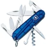 Zakmes Climber Transparant Blauw Victorinox