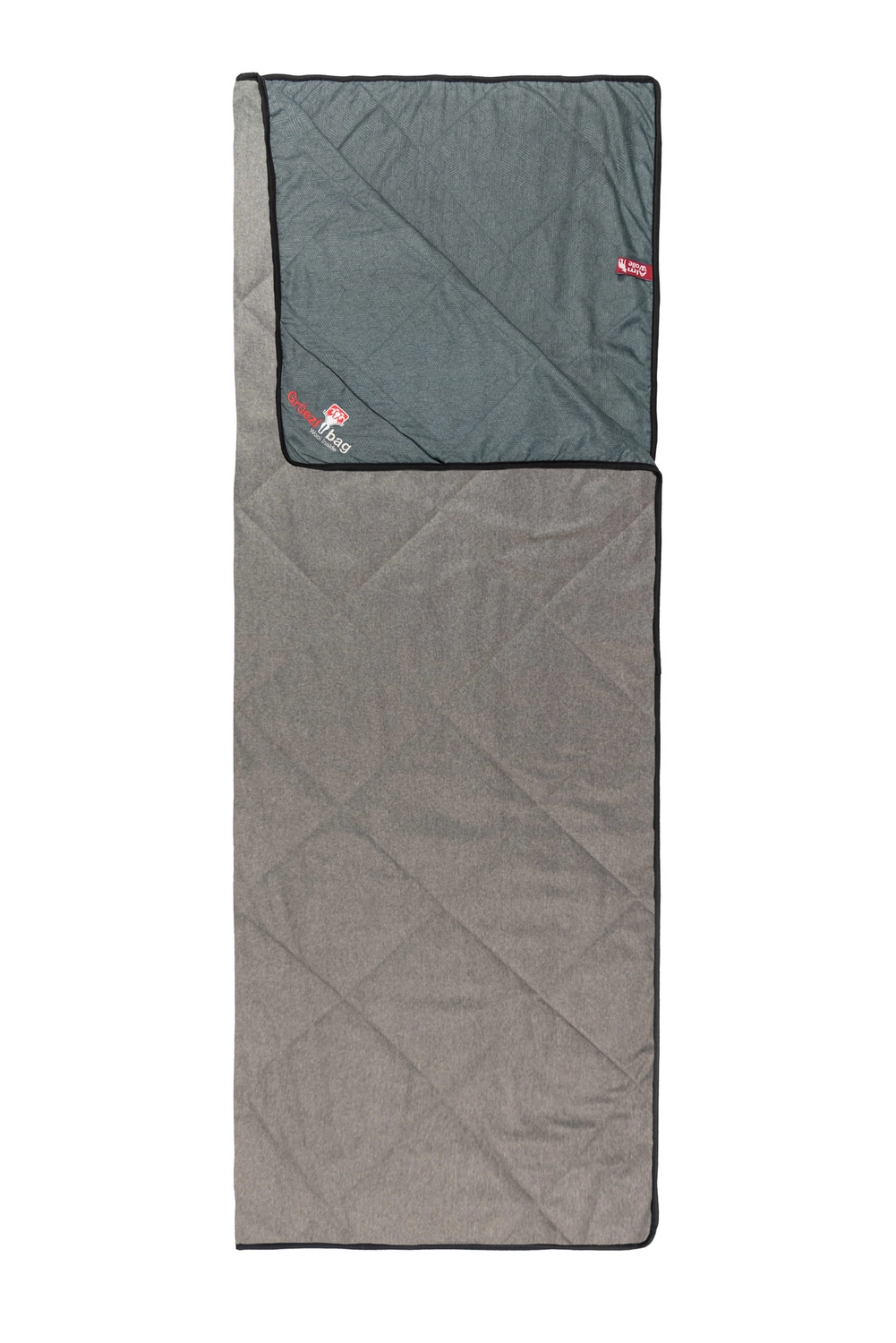 Deken Grüezi Wellhealth Blanket Wool Deluxe Smoky Blue Grey 2 Deken Grüezi Wellhealth Blanket Wool Deluxe Smoky Blue Grey - Afbeelding 2
