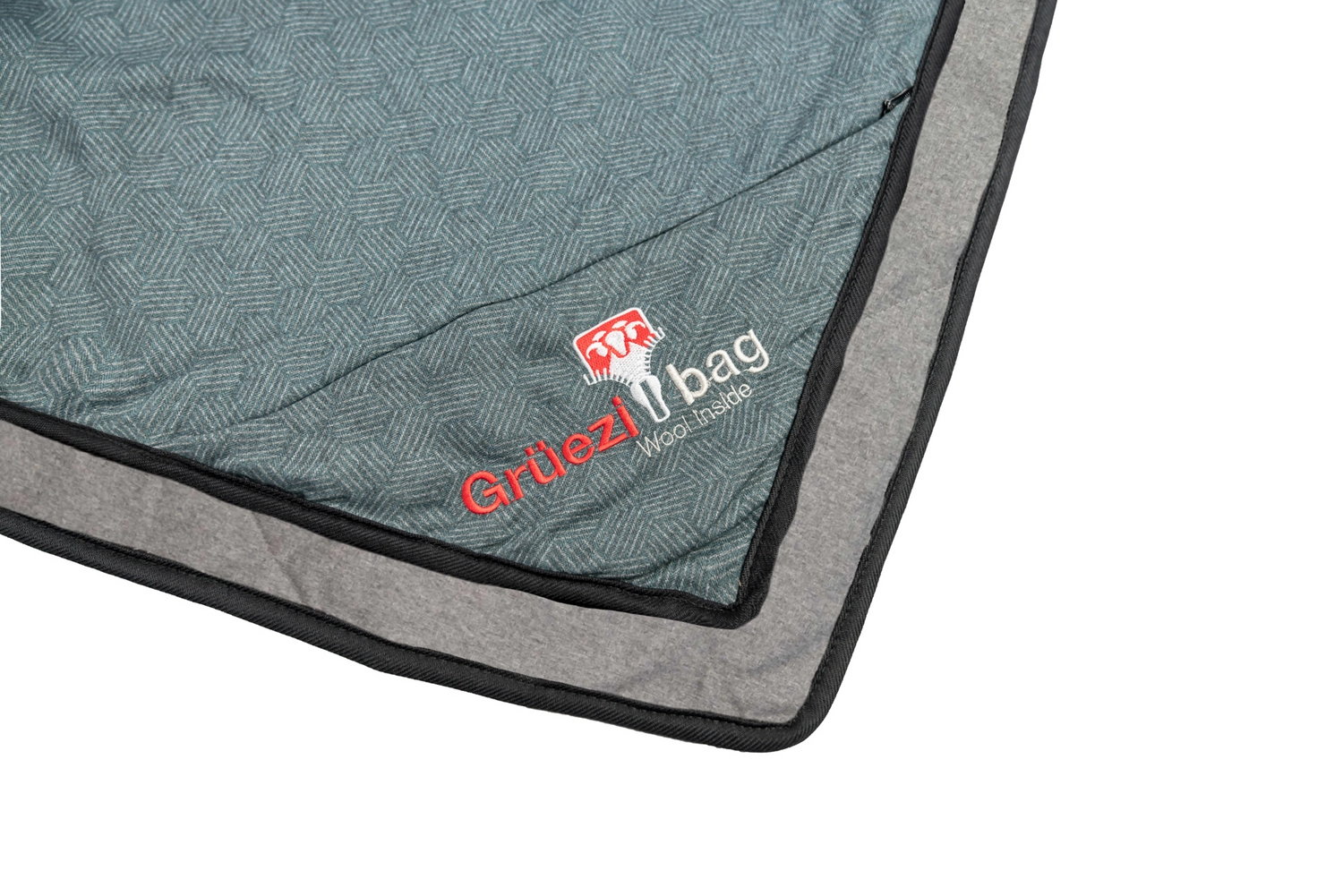 Deken Grüezi Wellhealth Blanket Wool Deluxe Smoky Blue Grey 6 Deken Grüezi Wellhealth Blanket Wool Deluxe Smoky Blue Grey - Afbeelding 6