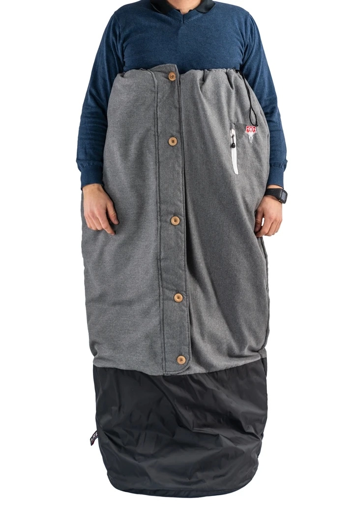 Slaapzak Grüezi Feater The Feet Heater Deluxe Grey Black 5 Slaapzak Grüezi Feater The Feet Heater Deluxe Grey Black - Afbeelding 5