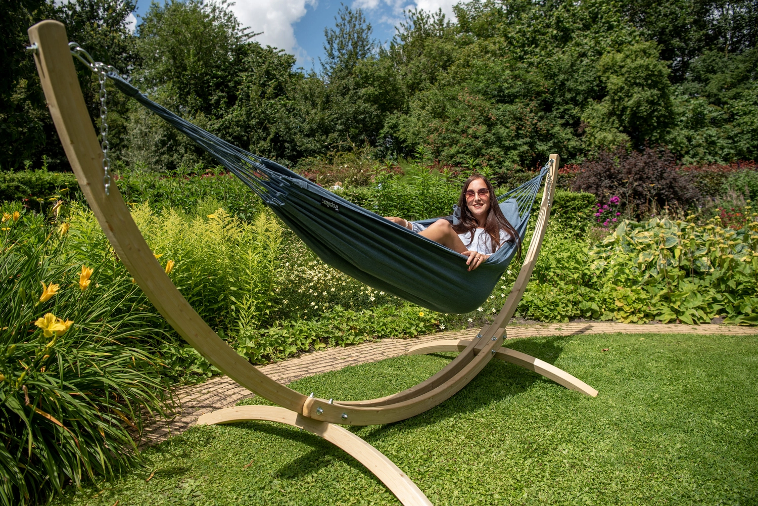 Hangmat Tropilex Single Plain Jeans 7 Hangmat Tropilex Single Plain Jeans - Afbeelding 7