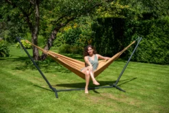 Hangmat Tropilex Single Plain Mocca -Bo-Camp Shop hammock plain mocca 211